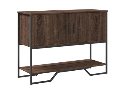 vidaXL Konzolový stolek hnědý dub 100 x 35 x 74,5 cm kompozitní dřevo