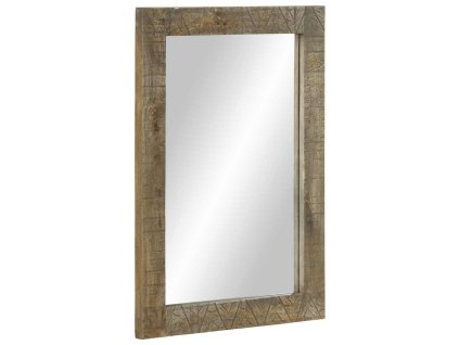 vidaXL Koupelnové zrcadlo 50x2,5x70 cm masivní mangovníkové dřevo