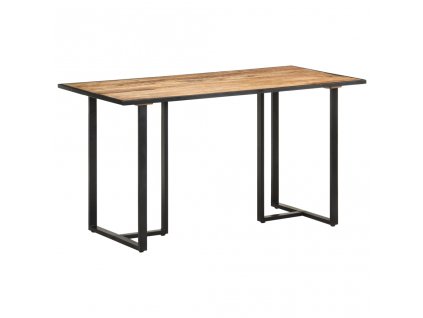 vidaXL Jídelní stůl 140 cm hrubé mangovníkové dřevo