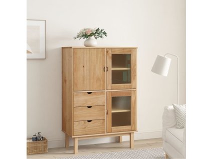 vidaXL Příborník OTTA 85 x 43 x 125 cm masivní borové dřevo