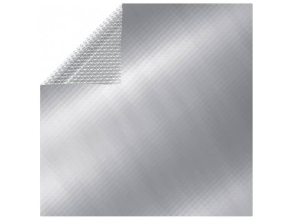 vidaXL Kryt na bazén stříbrný 975 x 488 cm PE