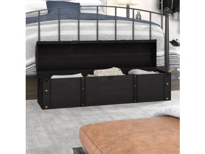 vidaXL Úložná truhla masivní dřevo vintage styl 120 x 30 x 40 cm