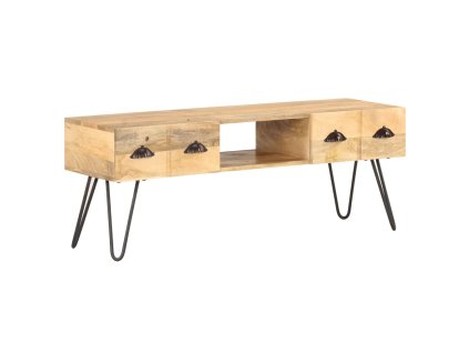 vidaXL TV stolek 120 x 35 x 45 cm masivní mangovníkové dřevo