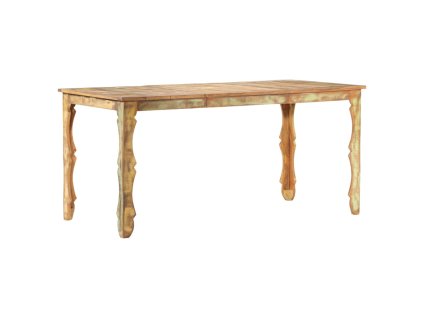 vidaXL Jídelní stůl 160 x 80 x 76 cm masivní recyklované dřevo