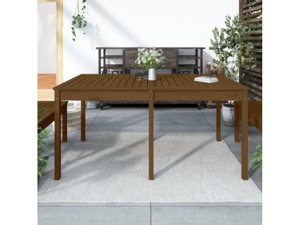 vidaXL Zahradní stůl medově hnědý 159,5x82,5x76 cm masivní borovice