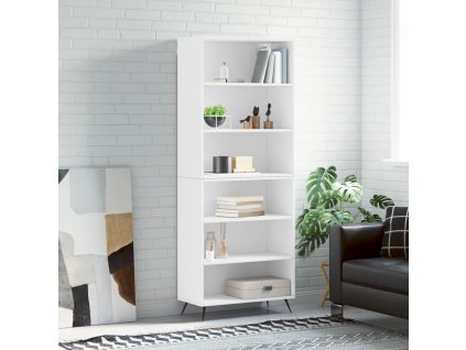 vidaXL Skříň bílá 69,5 x 32,5 x 180 cm kompozitní dřevo