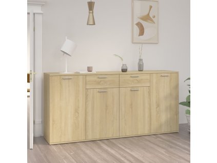 vidaXL Příborník dub sonoma 160 x 36 x 75 cm kompozitní dřevo