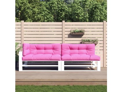 vidaXL Podušky na palety 5 ks růžové textil