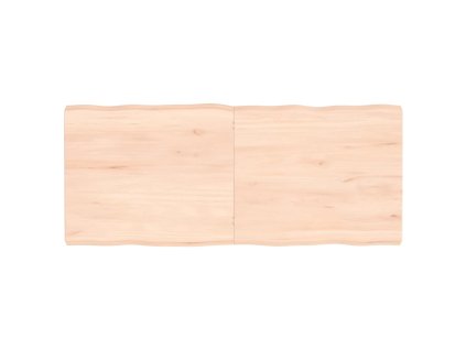 vidaXL Stolní deska 140x60x(2-6)cm neošetřený masivní dřevo živá hrana