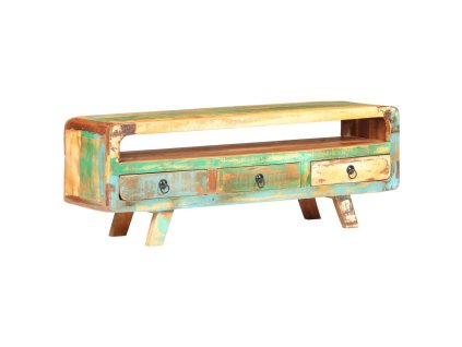 vidaXL TV stolek 117 x 30 x 41 cm masivní recyklované dřevo