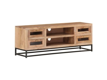 vidaXL TV stolek 110 x 30 x 40 cm masivní akáciové dřevo