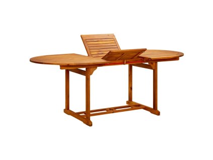 vidaXL Zahradní stůl (150-200) x 100 x 75 cm masivní akáciové dřevo