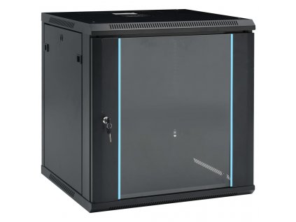 vidaXL Nástěnná síťová rozvodná skříň 12U 19" IP20 600 x 600 x 640 mm