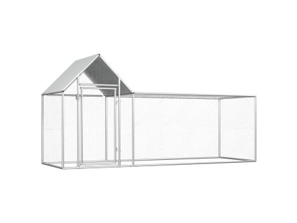 vidaXL Klec pro kuřata 3 x 1 x 1,5 m pozinkovaná ocel