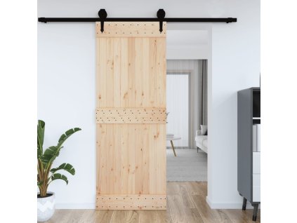 vidaXL Dveře NARVIK 85 x 210 cm masivní borové dřevo