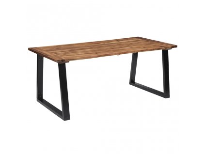 vidaXL Jídelní stůl masivní akáciové dřevo 180 x 90 cm