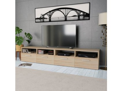 vidaXL TV skříňky 2 ks kompozitní dřevo 95 x 35 x 36 cm dub