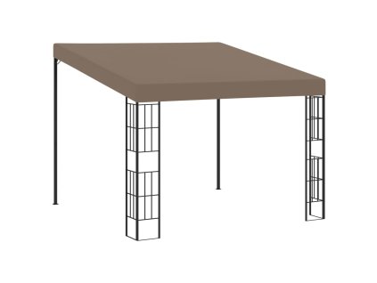 vidaXL Altán ke zdi 3 x 3 m taupe textil