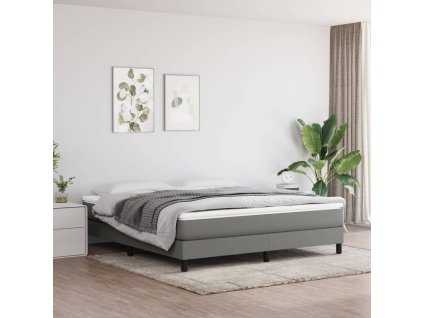 vidaXL Taštičková matrace tmavě šedá 160 x 200 x 20 cm textil