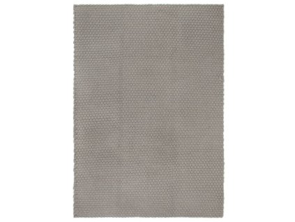 vidaXL Koberec obdélníkový šedý 160x230 cm bavlna