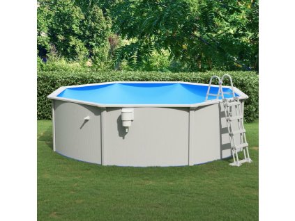 vidaXL Bazén s bezpečnostním žebříkem 460 x 120 cm