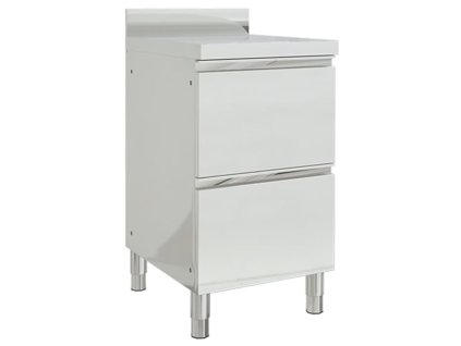 vidaXL Profesionální kuchyňská linka se 2 zásuvkami 50x60x96 cm