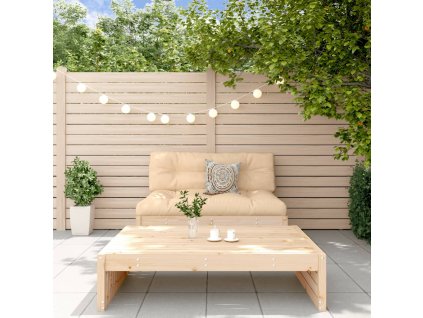 vidaXL 2dílná zahradní sedací souprava s poduškami masivní dřevo