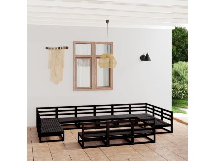 vidaXL 13dílná zahradní sedací souprava masivní borovice