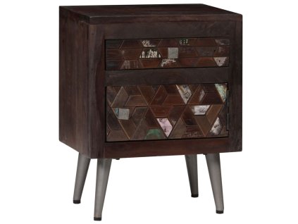 vidaXL Noční stolek masivní recyklované dřevo 40 x 30 x 50 cm