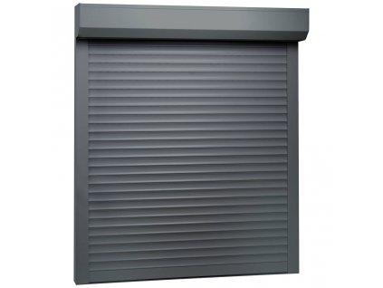 vidaXL Předokenní roleta hliníková 100 x 120 cm antracitová