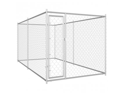 vidaXL Venkovní psí kotec 382 x 192 x 185 cm