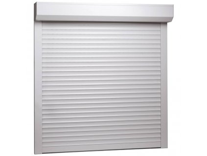 vidaXL Předokenní roleta hliníková 100 x 100 cm bílá
