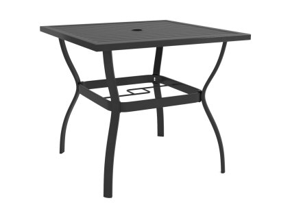 vidaXL Zahradní stůl antracitový 81,5 x 81,5 x 72 cm ocel