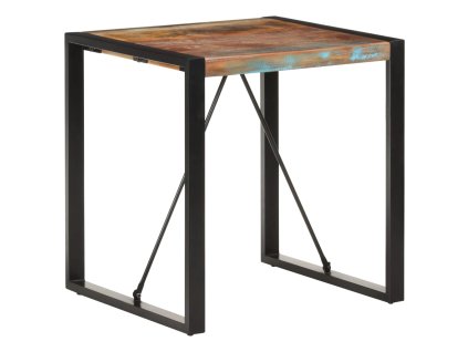 vidaXL Jídelní stůl 70 x 70 x 75 cm masivní recyklované dřevo