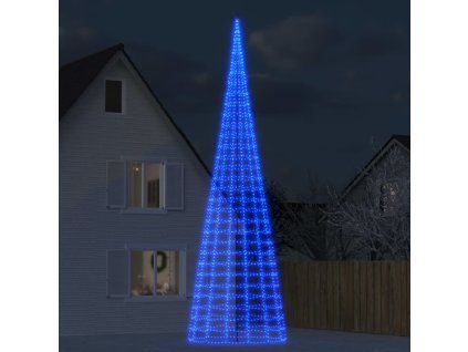 vidaXL LED vánoční stromek 3000 modrých LED 800 cm