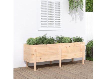 vidaXL Zahradní vyvýšený záhon 160 x 50 x 57 cm masivní borové dřevo