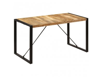 vidaXL Jídelní stůl 140 x 70 x 75 cm masivní mangovníkové dřevo