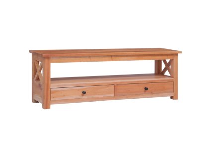 vidaXL TV stolek 120 x 30 x 40 cm masivní mahagonové dřevo