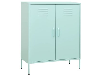 vidaXL Úložná skříň mátová 80 x 35 x 101,5 cm ocel