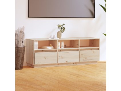 vidaXL TV skříňka 140 x 37 x 50 cm masivní borové dřevo