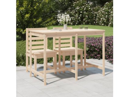 vidaXL Zahradní stůl 159,5 x 82,5 x 110 cm masivní borové dřevo