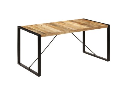 vidaXL Jídelní stůl 160 x 80 x 75 cm masivní mangovníkové dřevo