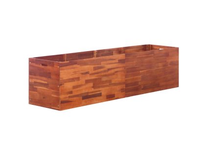 vidaXL Vyvýšený záhon akáciové dřevo 200 x 50 x 50 cm