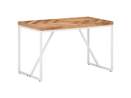 vidaXL Jídelní stůl 120 x 60 x 76 cm masivní akácie a mangovník