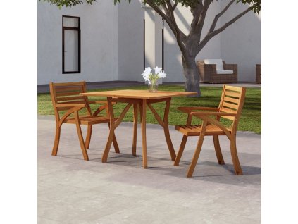 vidaXL Zahradní stůl 85 x 85 x 75 cm masivní akáciové dřevo