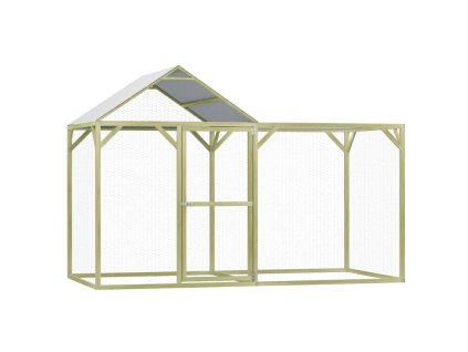 vidaXL Klec pro kuřata 3 x 1,5 x 2 m impregnovaná borovice