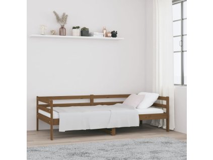 vidaXL Válenda medově hnědá 90 x 190 cm masivní borové dřevo