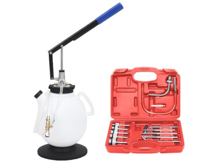 vidaXL Ruční plnička oleje pro automatické převodovky s nářadím 7,5 l