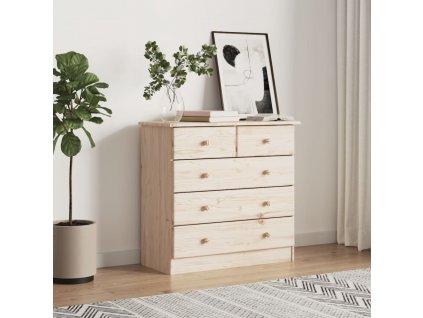 vidaXL Komoda ALTA 77 x 35 x 73 cm masivní borové dřevo