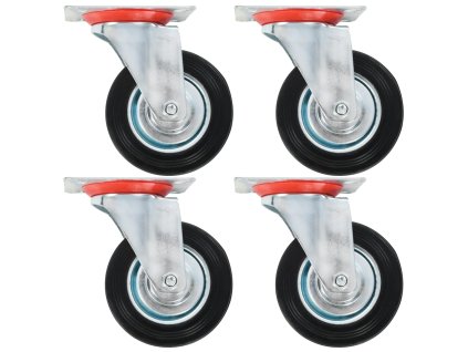 vidaXL 12 ks otočná kolečka 100 mm